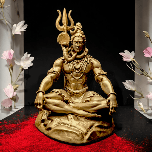 "The Serenity of Lord Shiva in Dhyan Mudra: A Symbol of Inner Peace and Cosmic Balance" - Fabzie - Home Decor Elegance