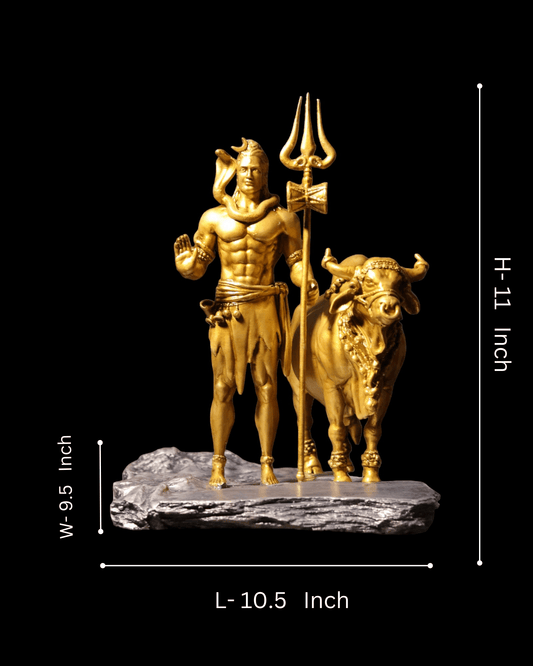 Shiv Ji and Nandi Murti - Divine Protector.