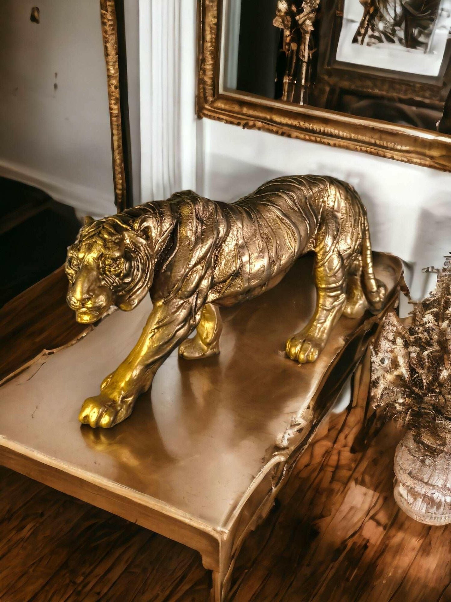 Bengal Tiger Statue - Majestic Wildlife Home Décor - Fabzie - Home Decor Elegance