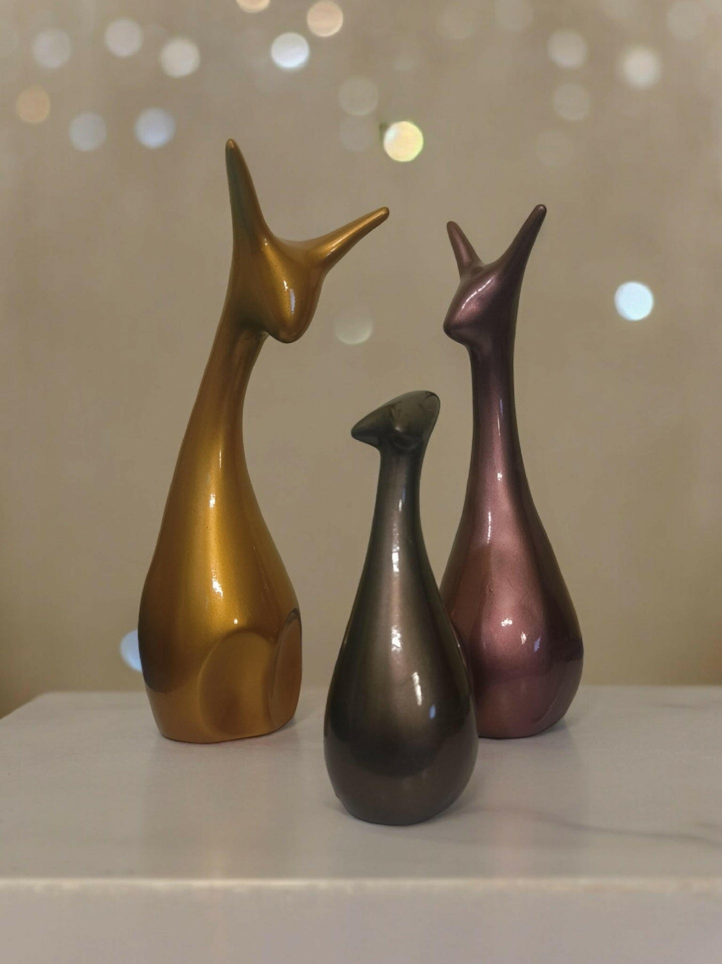 Cat Family Sculptures: Whimsical Feline Charm for Your Home and bedroom - Fabzie - Home Decor Elegance