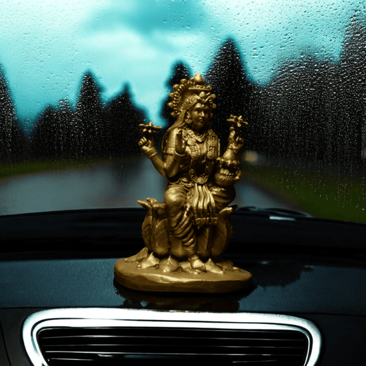 Laxmi ji on Lotus - Car dashboard.
