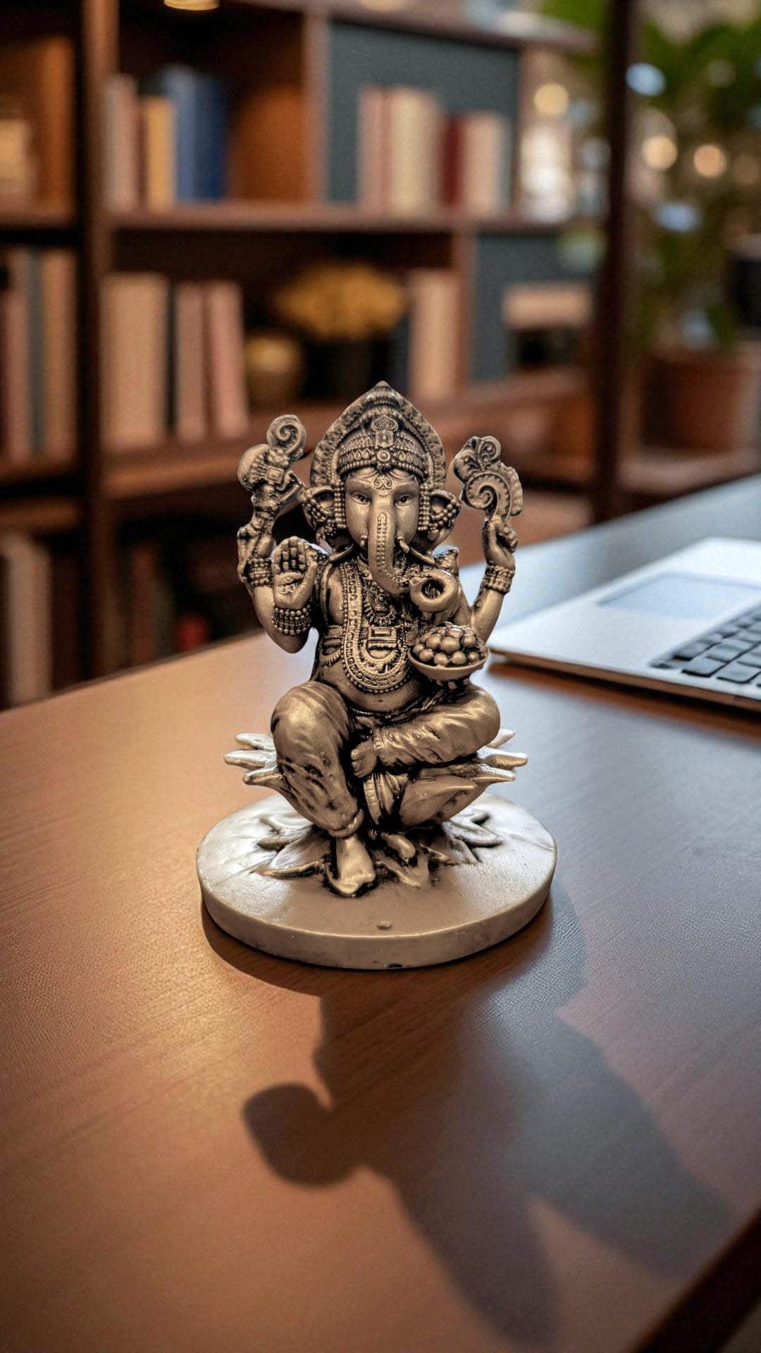 Lord Ganesha Seated on Lotus – Serene Presence for Office & Home Interiors - Fabzie - Home Decor Elegance