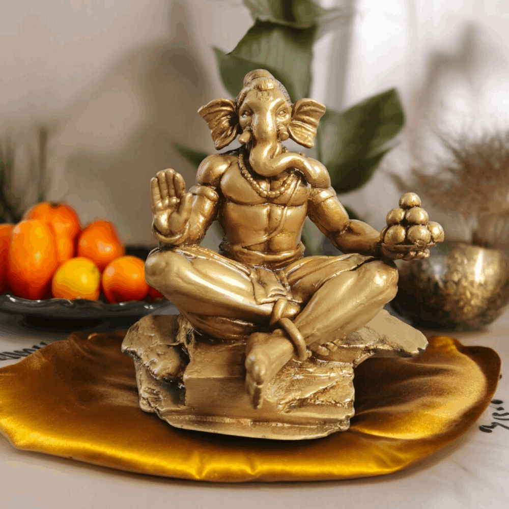 Ganesh Ji Murti Unique Design.