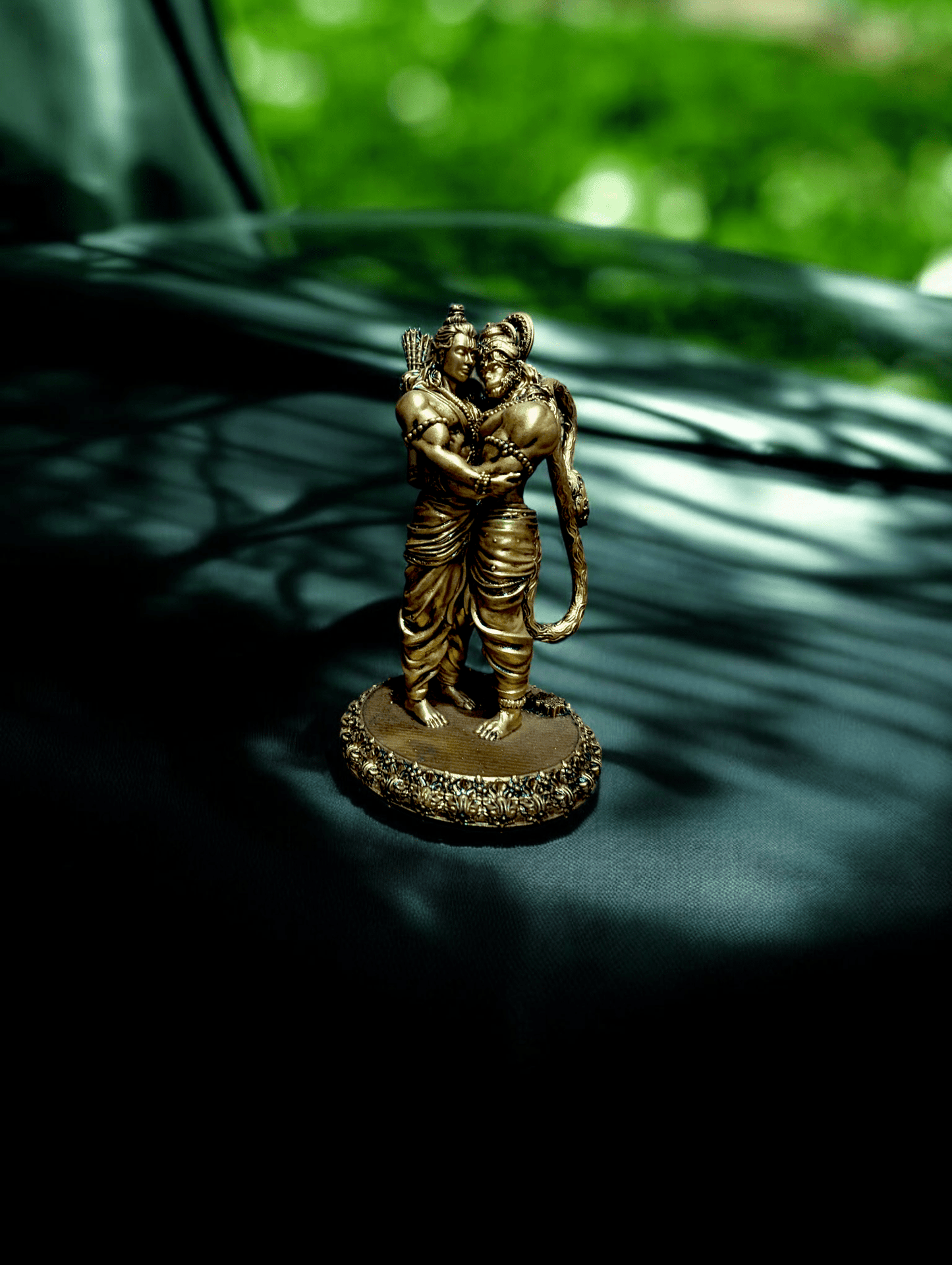 Shri Ram and Hanuman Ji Milan – Divine Union of Devotion (Exclusive and Premium Car dashboard) - Fabzie - Home Decor Elegance