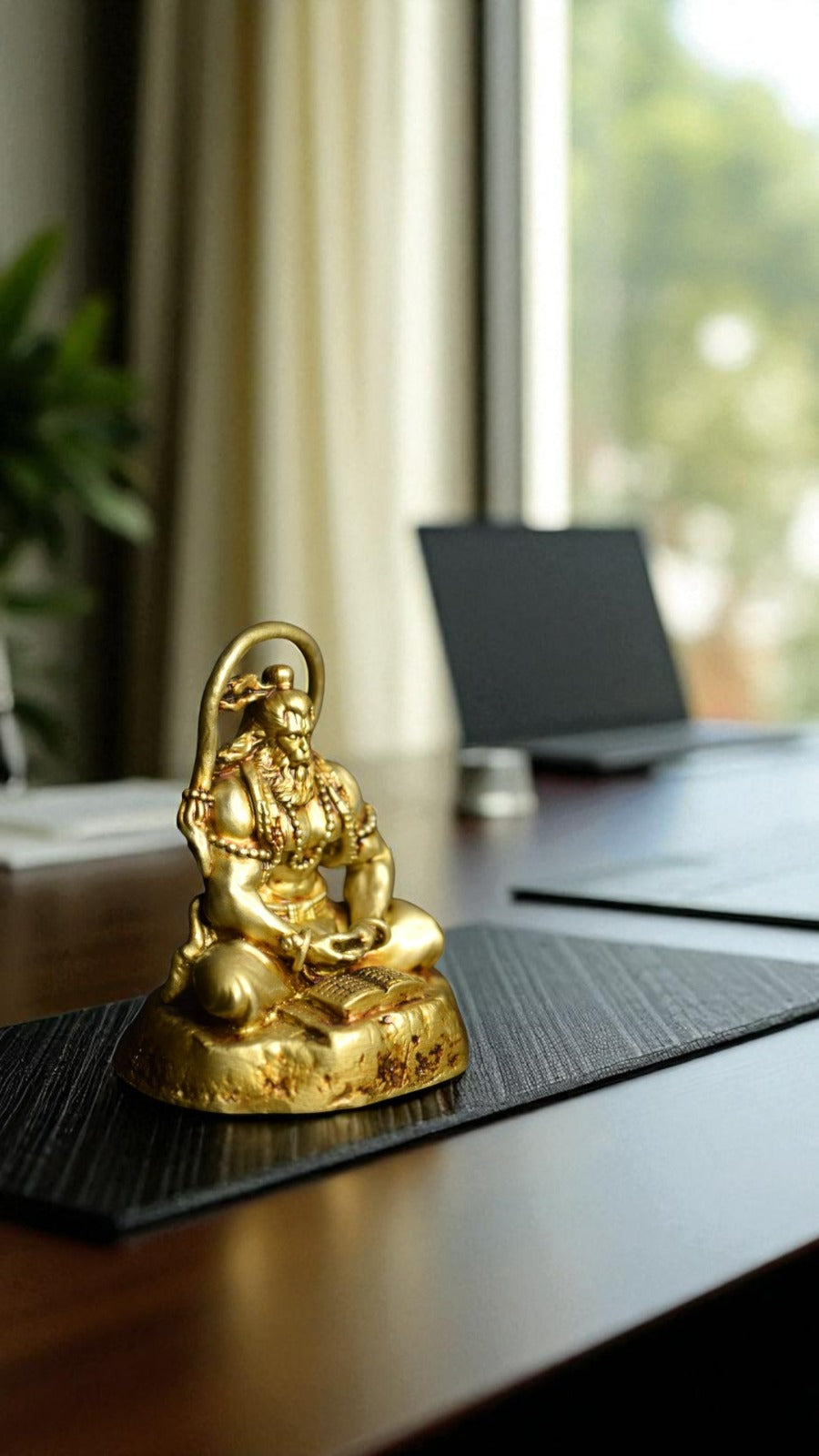 Hanuman Ji in Deep Meditation – Divine Spiritual Decor for Peaceful Workspaces - Fabzie - Home Decor Elegance