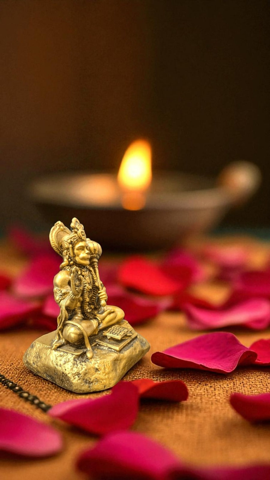 Hanuman Ji Reading Ramayan – Symbol of Devotion & Wisdom - Fabzie - Home Decor Elegance