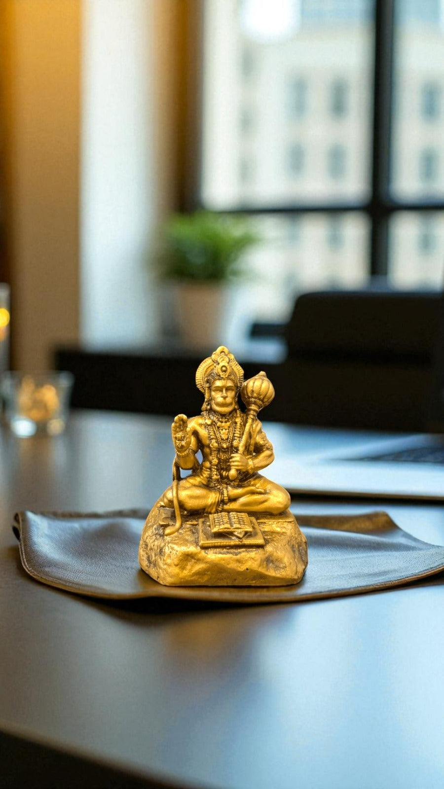 Hanuman Ji Reading Ramayan – Symbol of Devotion & Wisdom - Fabzie - Home Decor Elegance