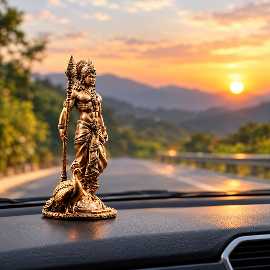 Kartikeya(Murugan/Subrahmanya) – Courage & Wisdom Embodied for Spiritual Interiors - Fabzie - Home Decor Elegance