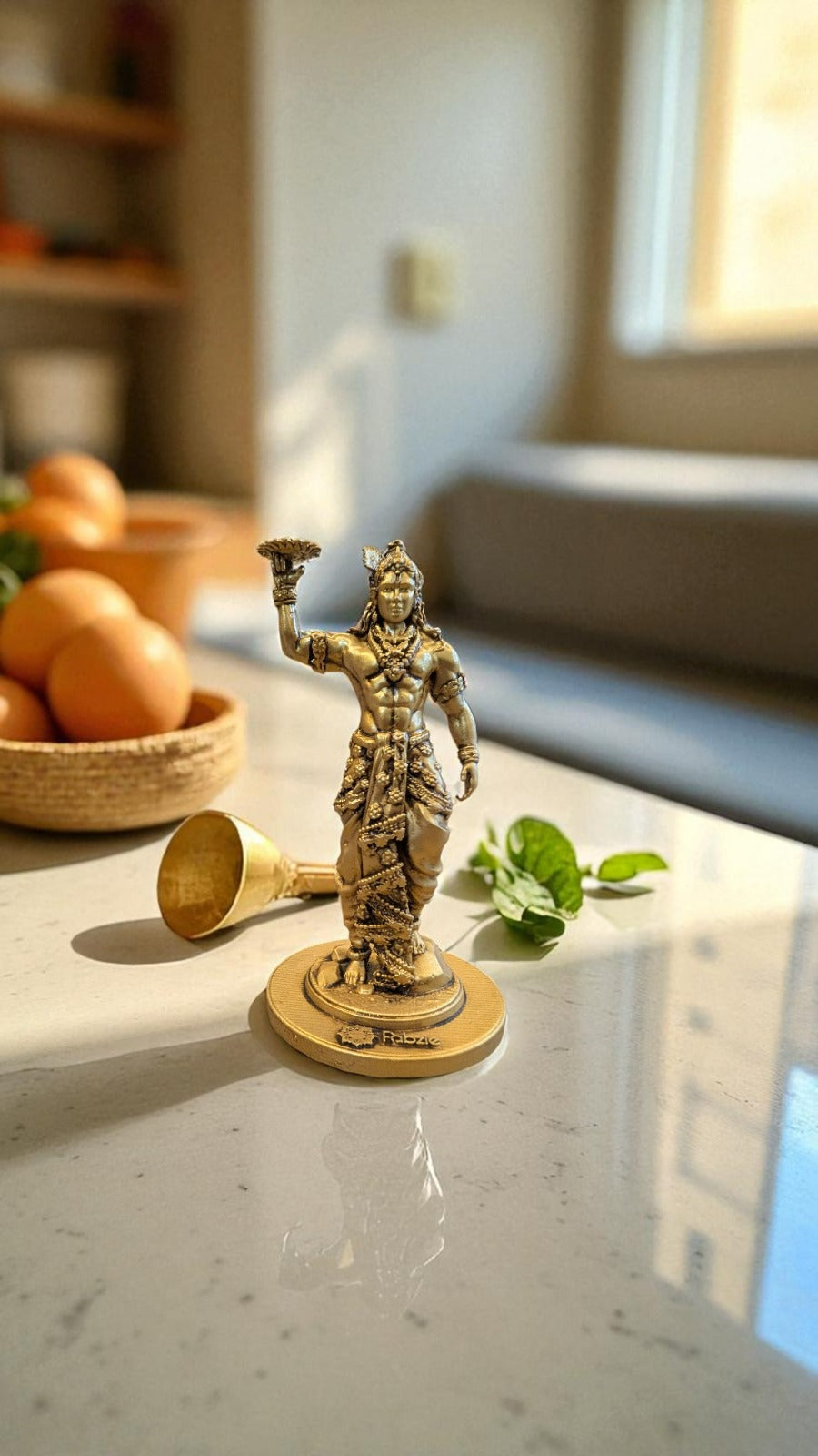 Krishna Ji with Sudarshan Chakra – Guardian of Dharma & Harmony - Fabzie - Home Decor Elegance