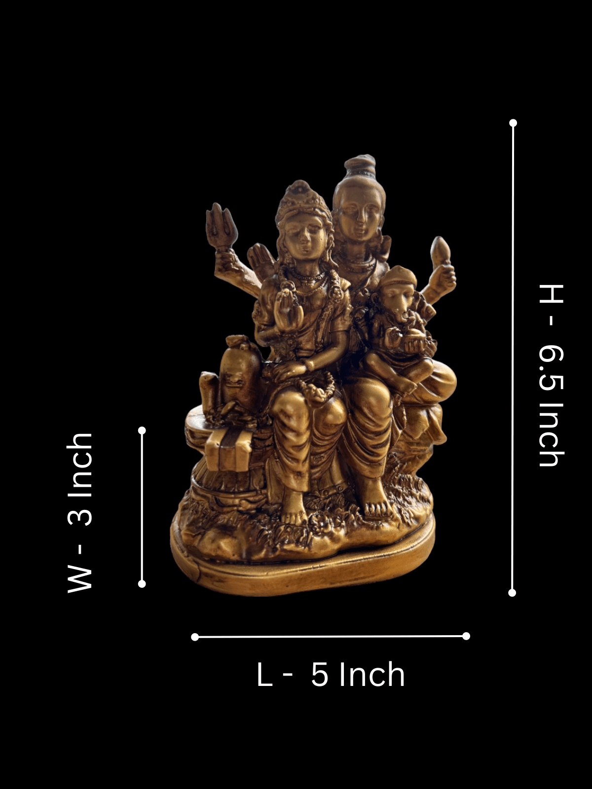 Shiva Praivar Murti : Divine Harmony and Sacred Bond - Fabzie - Home Decor Elegance