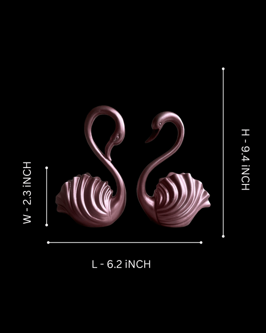 Swan Pair for interior Decor: A Serenade of Love and Elegance - Fabzie - Home Decor Elegance