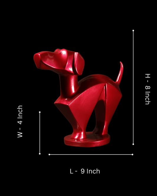 Obedient Dog Statue - Loyal Companion Decor for all dog lovers.