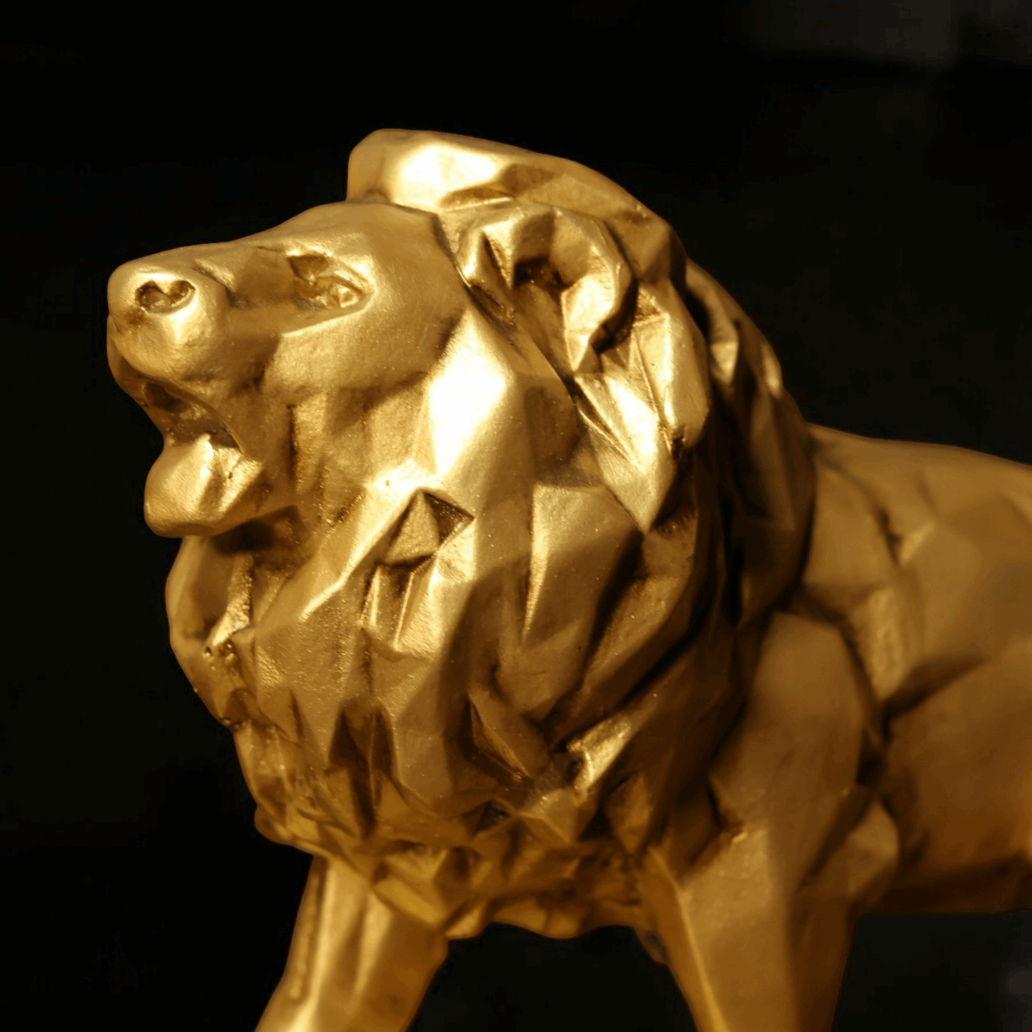 Lion On Rock - Majestic Wildlife Home Décor.