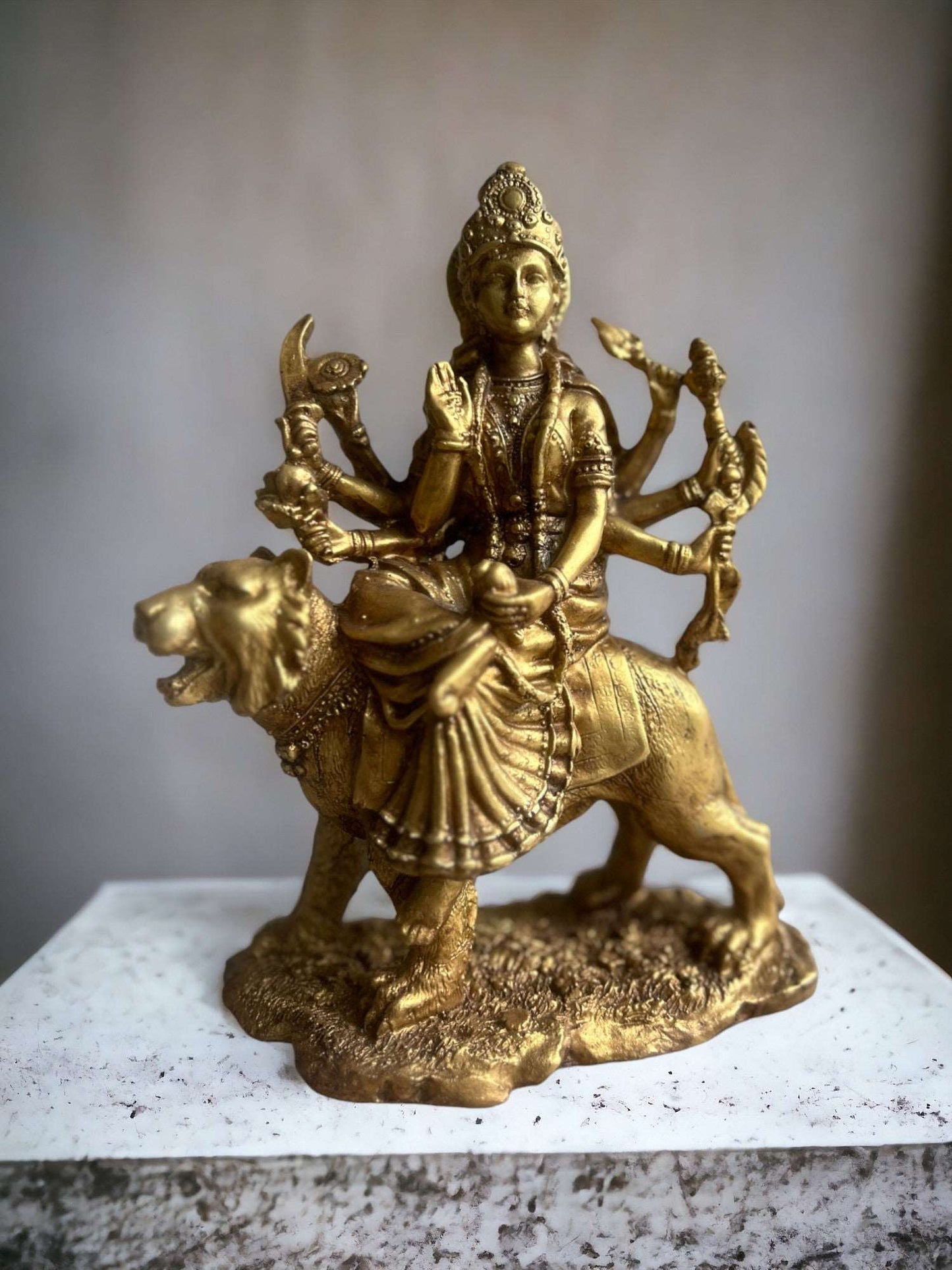 Sherawali Maa Murti: Hindu Divine Mother of Strength and Protection Murti.