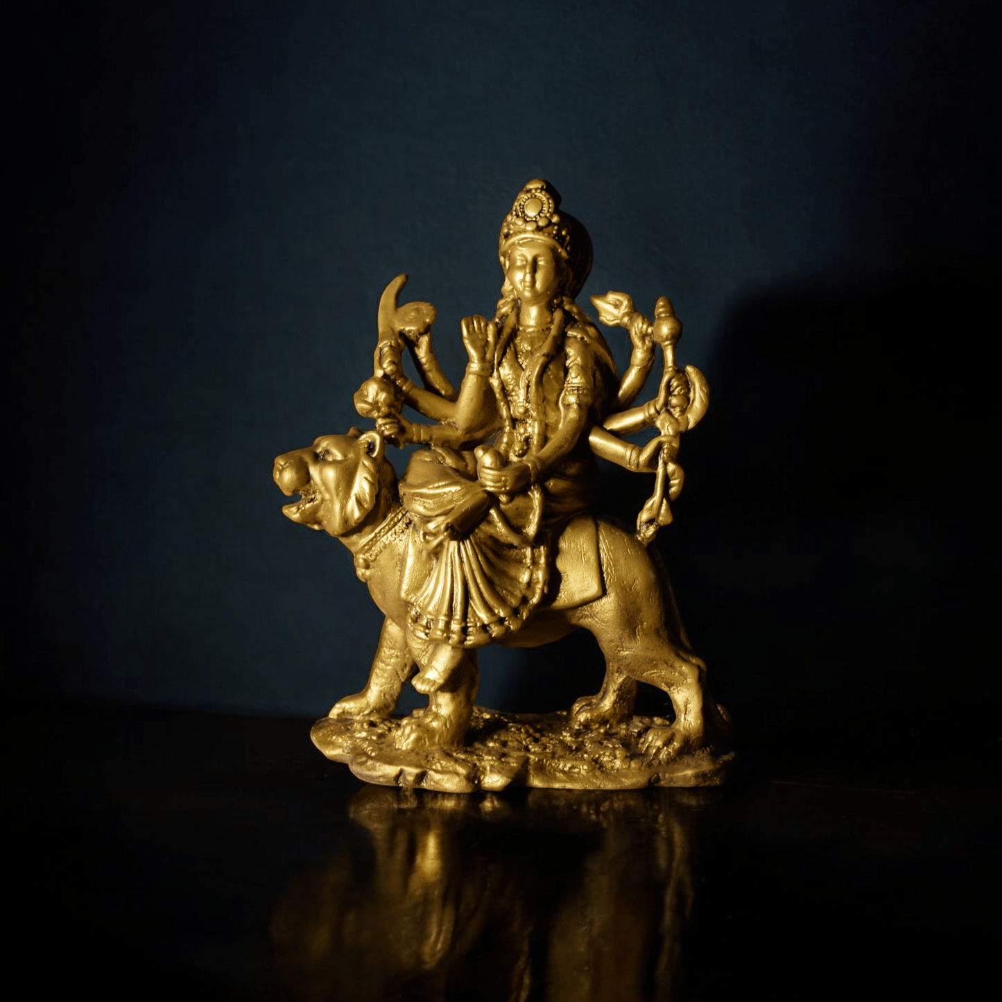 Sherawali Maa Murti: Hindu Divine Mother of Strength and Protection Murti.