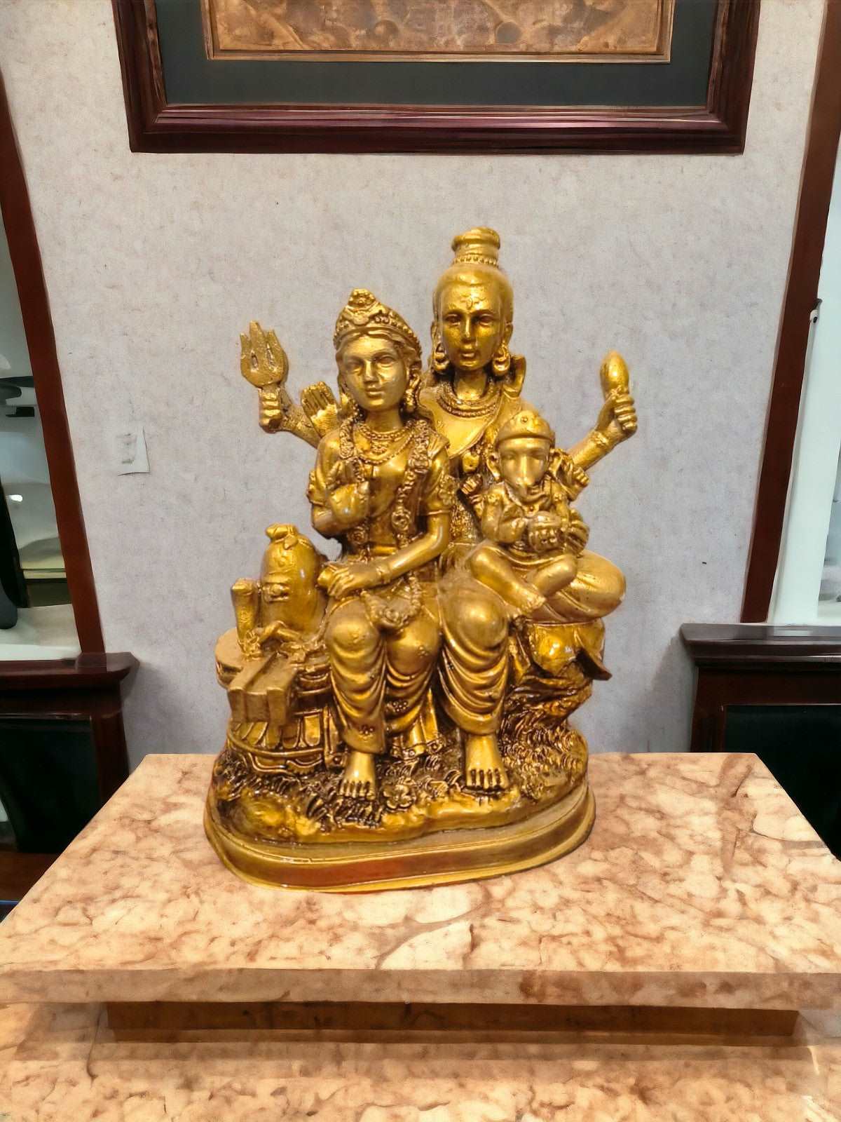Shiva Praivar Murti : Divine Harmony and Sacred Bond - Fabzie - Home Decor Elegance
