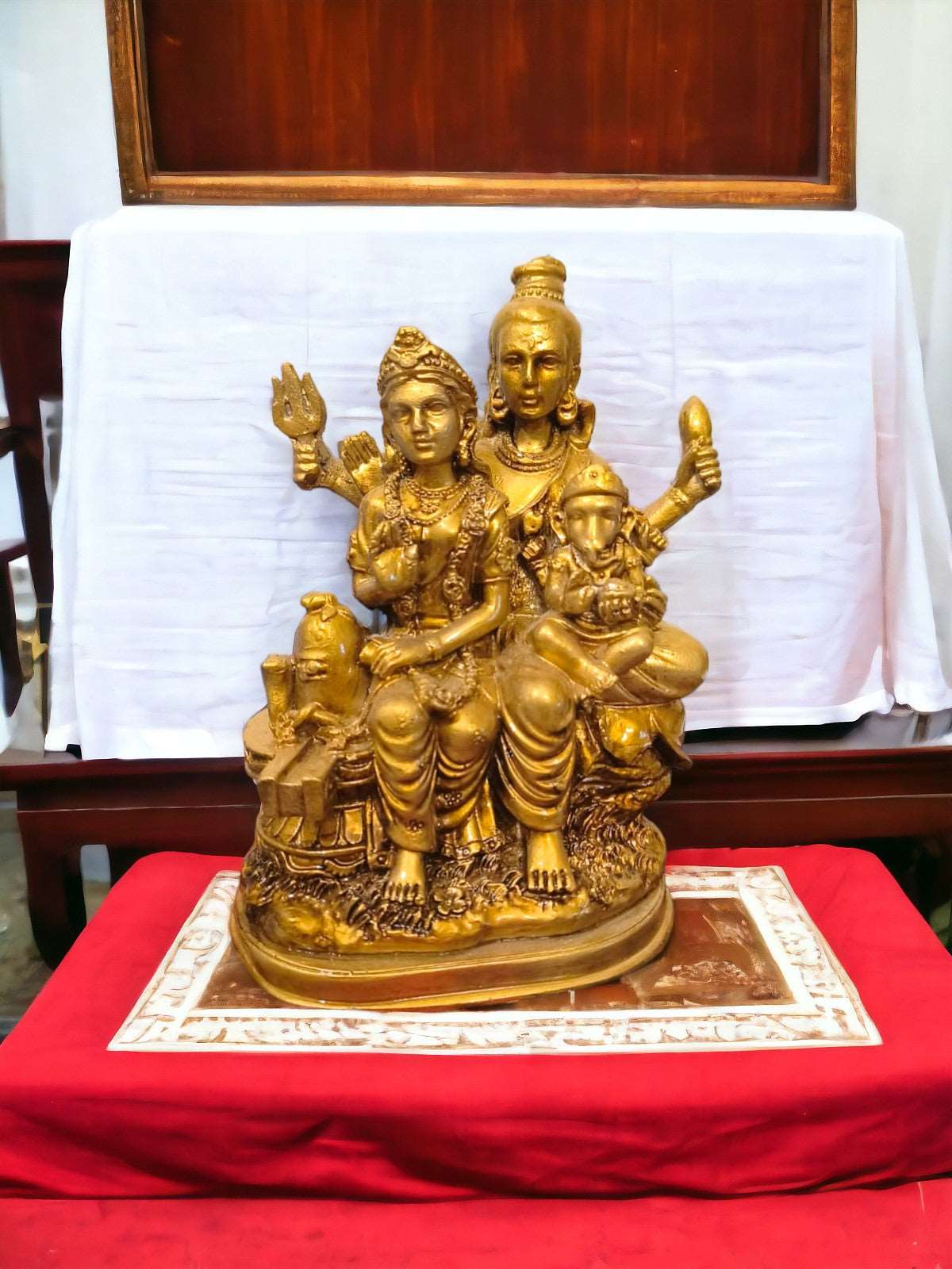 Shiva Praivar Murti : Divine Harmony and Sacred Bond - Fabzie - Home Decor Elegance