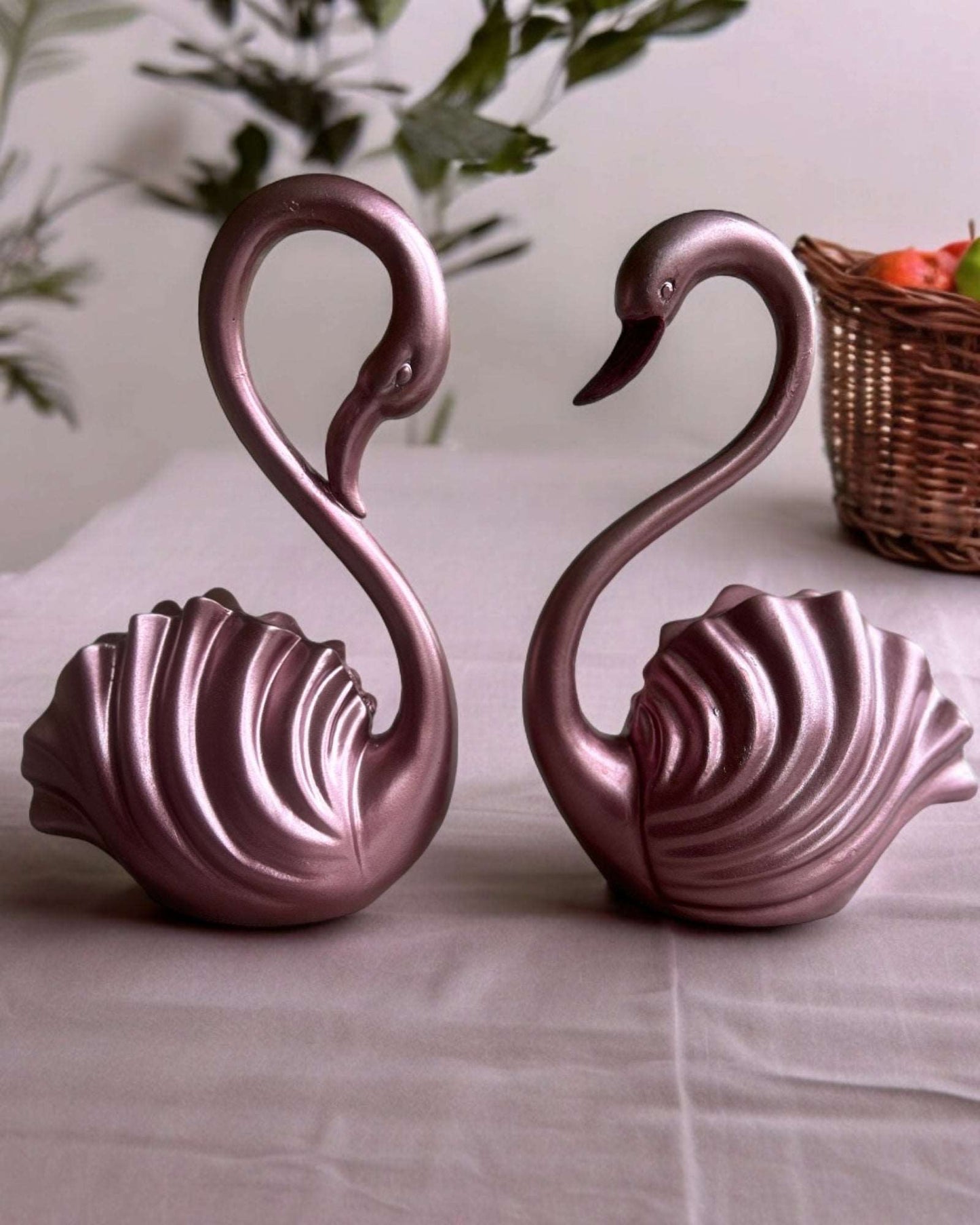 Swan Pair for interior Decor: A Serenade of Love and Elegance - Fabzie - Home Decor Elegance