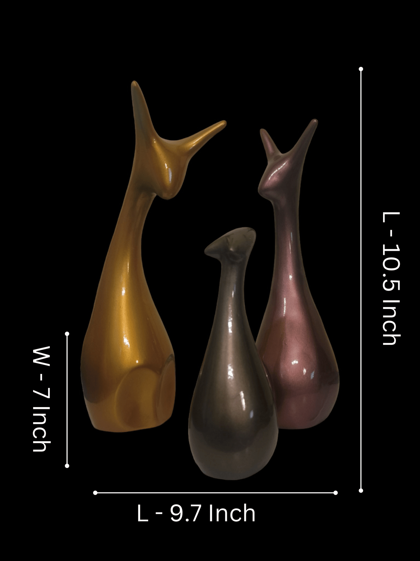 Cat Family Sculptures: Whimsical Feline Charm for Your Home and bedroom - Fabzie - Home Decor Elegance