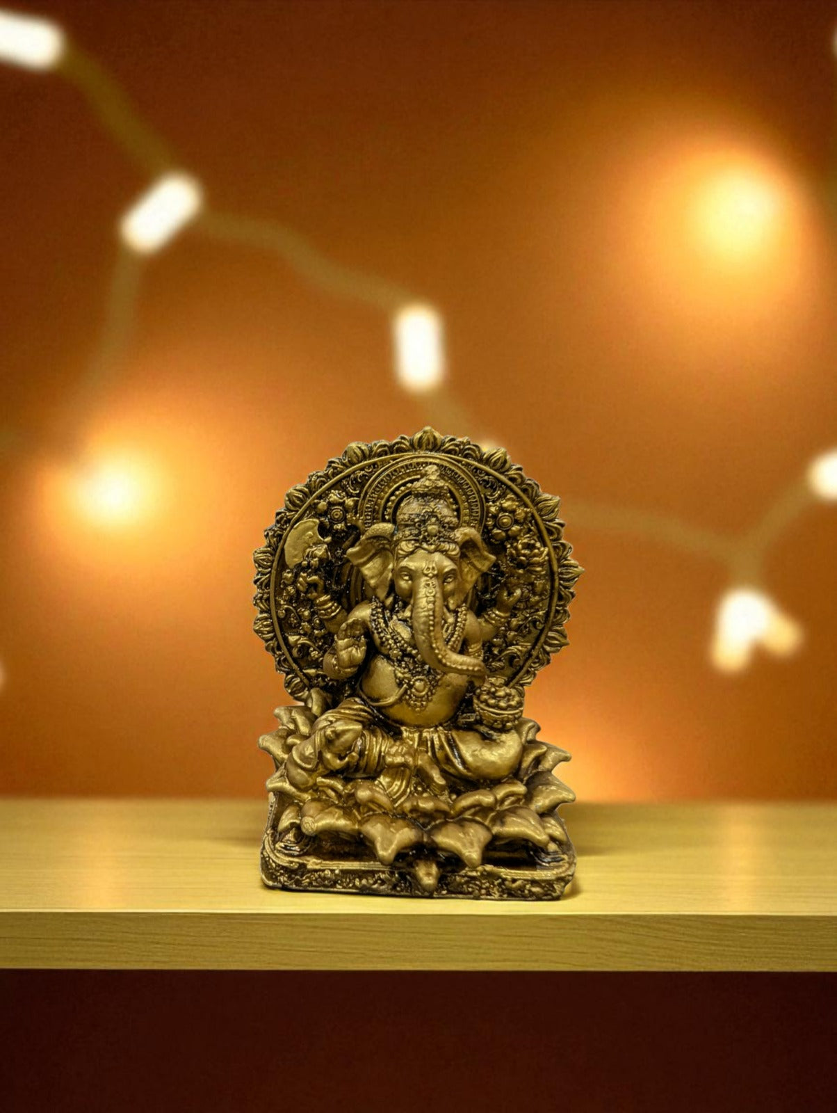 Divine Ganesh Ji Idol – Wisdom & Prosperity - Fabzie - Home Decor Elegance