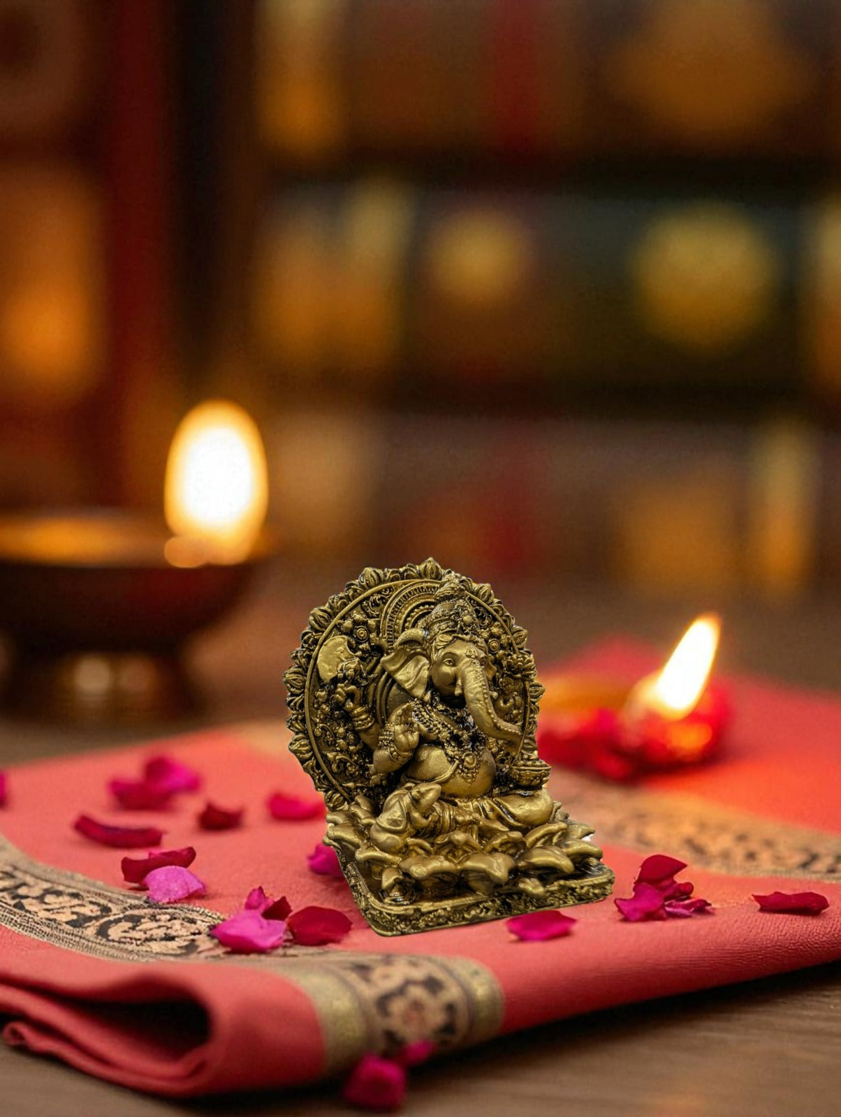 Divine Ganesh Ji Idol – Wisdom & Prosperity - Fabzie - Home Decor Elegance