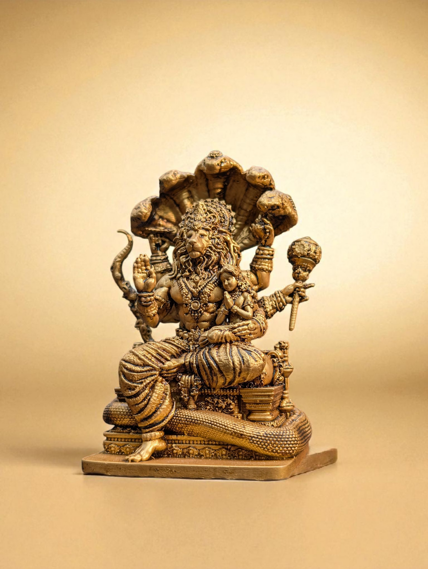 Narsimha with Prahlad – The Eternal Victory of Devotion, Protection, and Divine Power