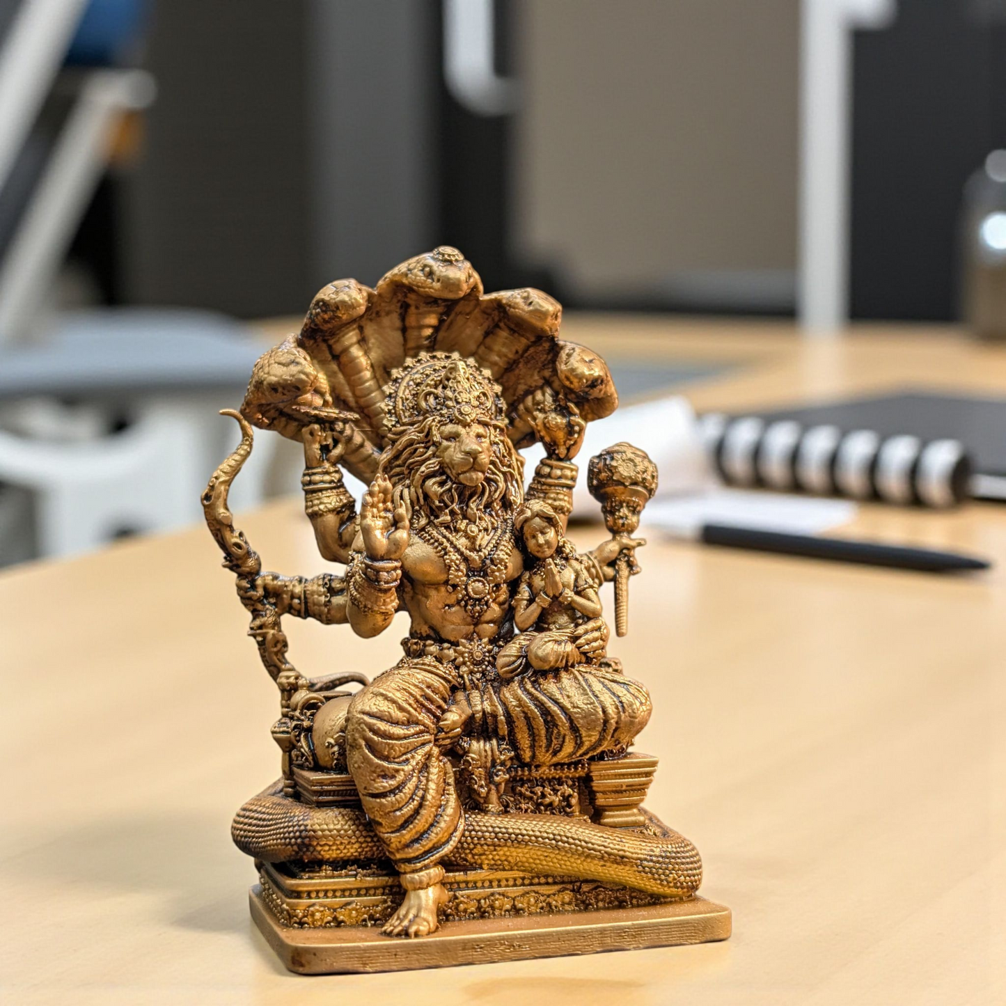 Narsimha with Prahlad – The Eternal Victory of Devotion, Protection, and Divine Power