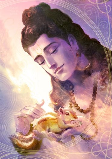 The Divine Touch: Shri Ram and the Squirrel's Devotion