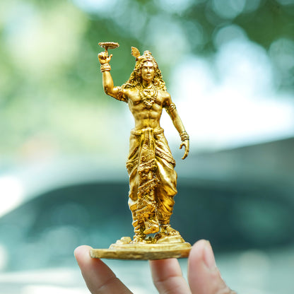 Shree Krishna Ji Chakra Murti for Car Dashboard – Divine Protection & Positive Energy.