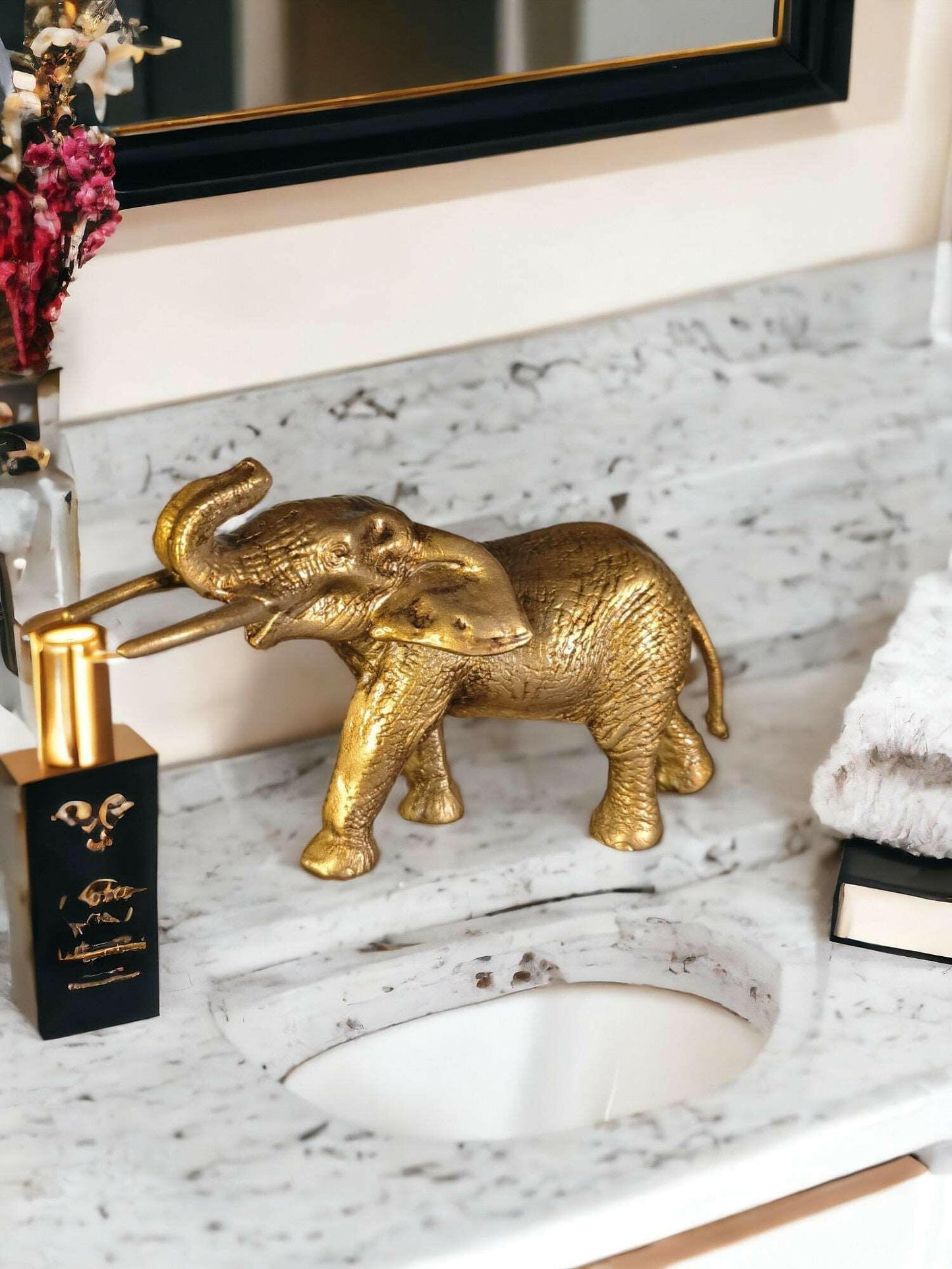 African Elephant figurine - Majestic Wildlife Home Décor - Fabzie - Home Decor Elegance