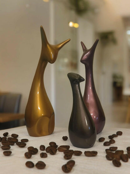 Cat Family Sculptures: Whimsical Feline Charm for Your Home and bedroom - Fabzie - Home Decor Elegance