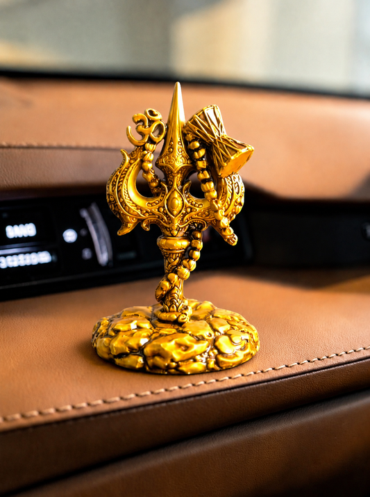 Fabzie Vedic Trishul | Lord Shiva Symbol | Spiritual Decor for Home, Office & Car Dashboard | Divine Protection & Positive Energy - Fabzie - Home Decor Elegance