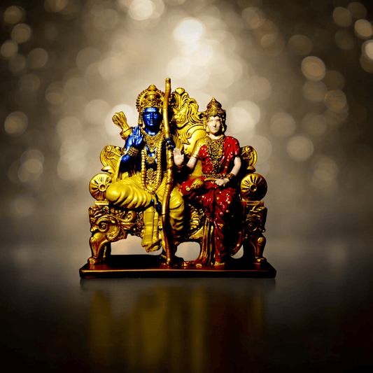 Shri Ram and Sita Mata Jodi  – Divine Darbar Murti for Home Decor.