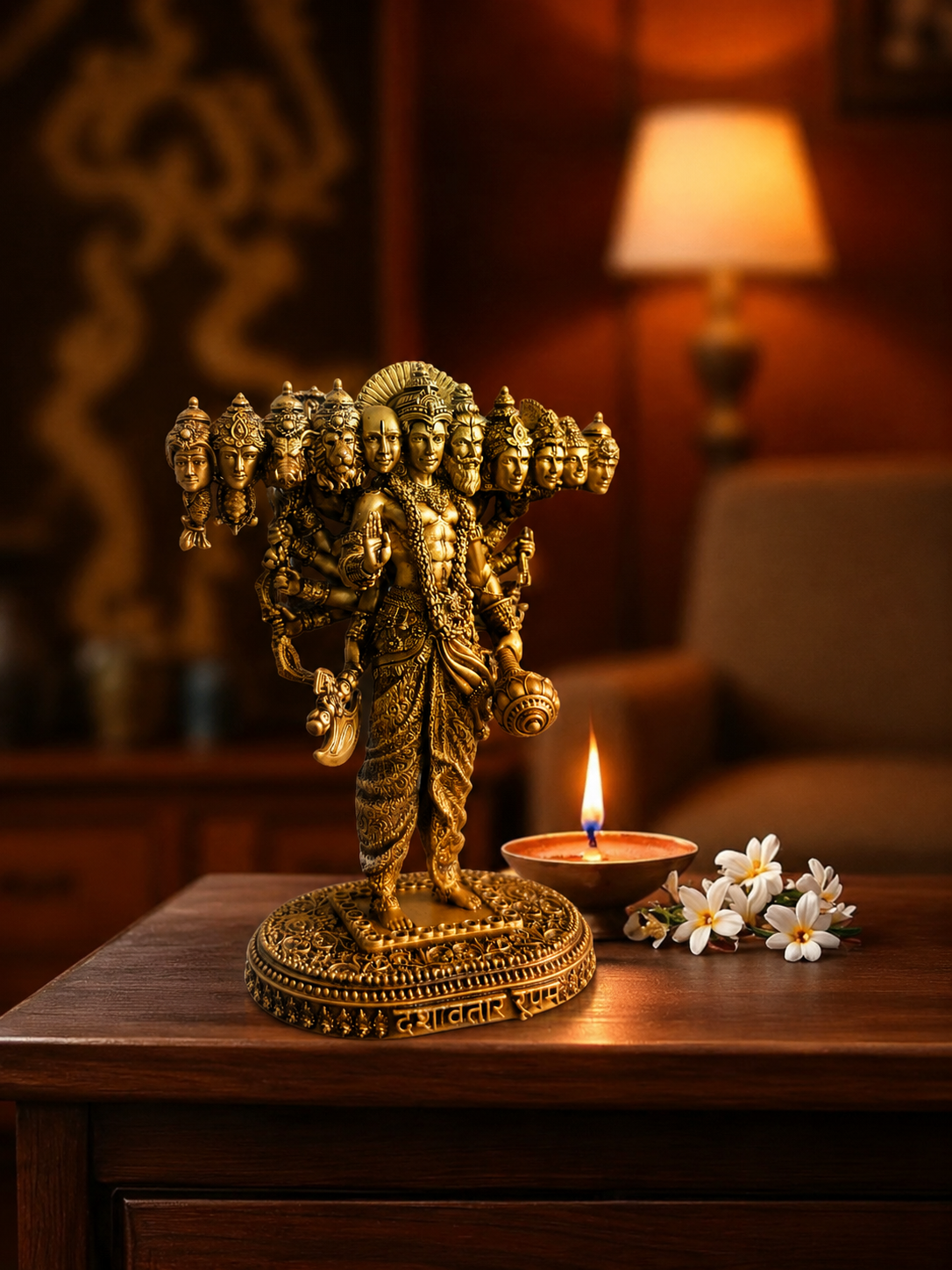 Dashavatar Vishnu Murti- For Dashboard & Office/Home - Fabzie - Home Decor Elegance