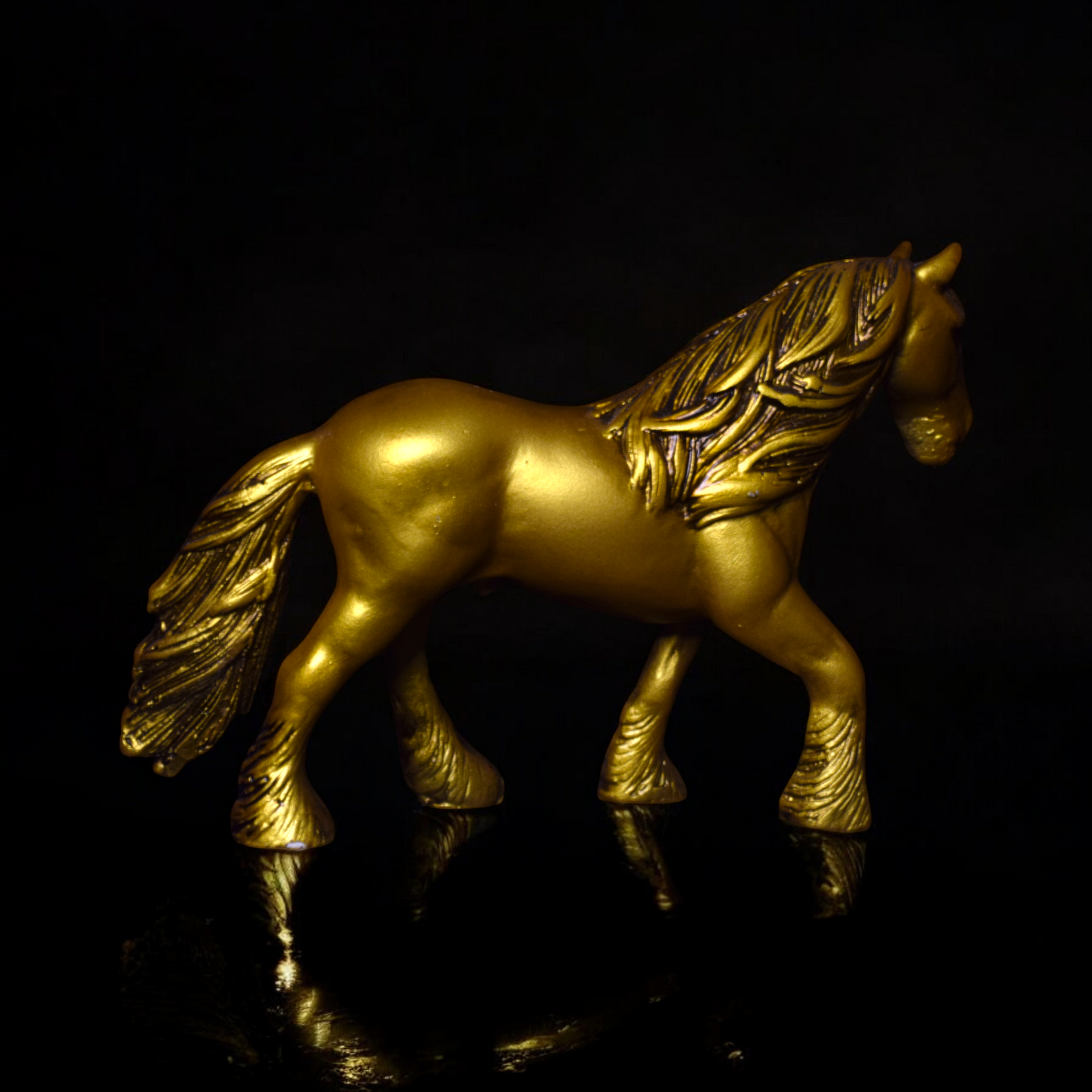 Horse  With Hair - Elegant Equestrian Decor