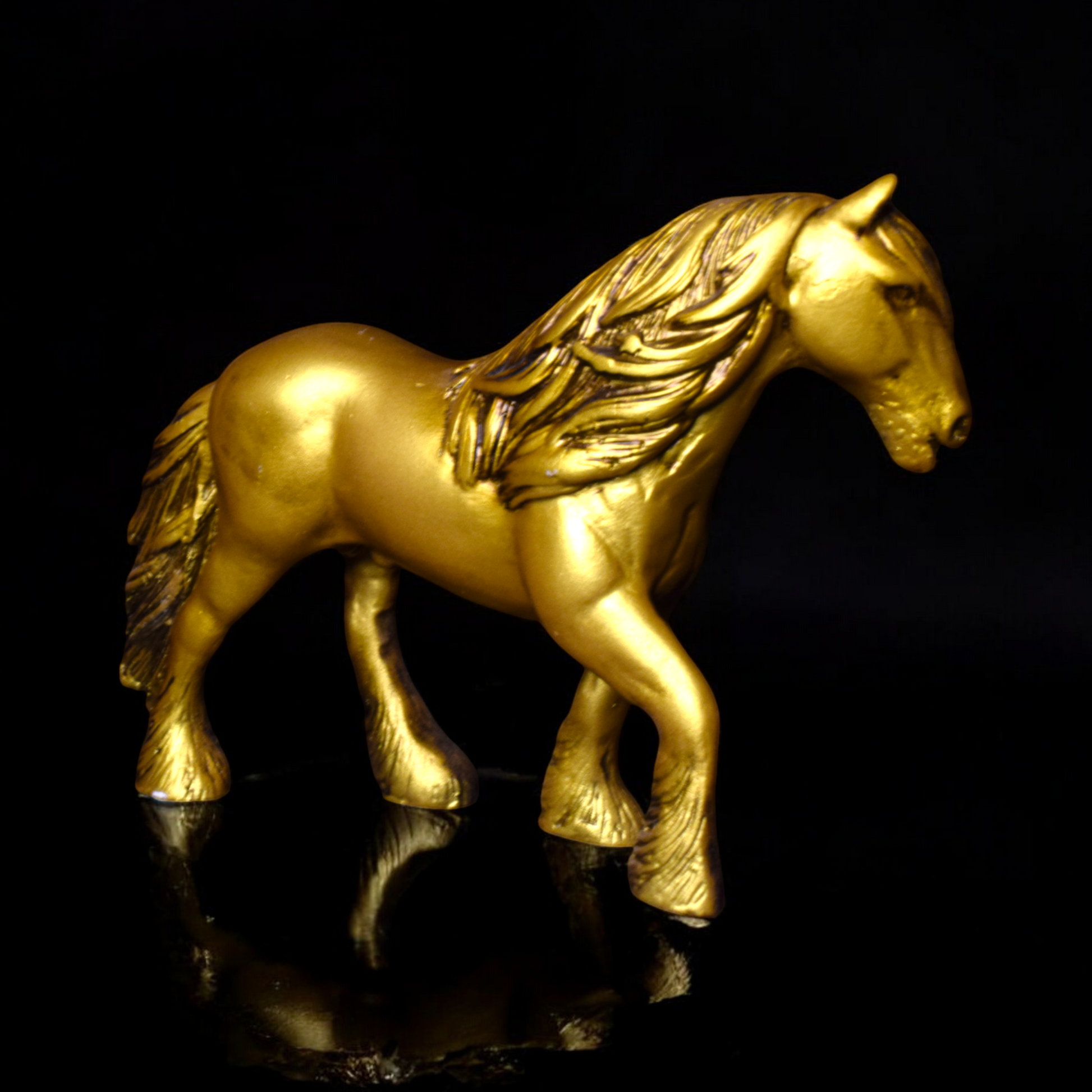 Horse  With Hair - Elegant Equestrian Decor