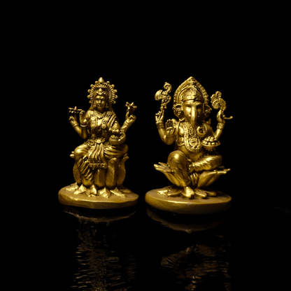 Laxmi ji and Ganesh ji Diwali Special - Car dashboard.