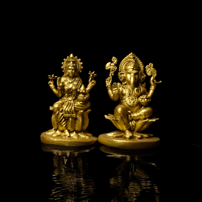 Laxmi ji and Ganesh ji Diwali Special - Car dashboard.