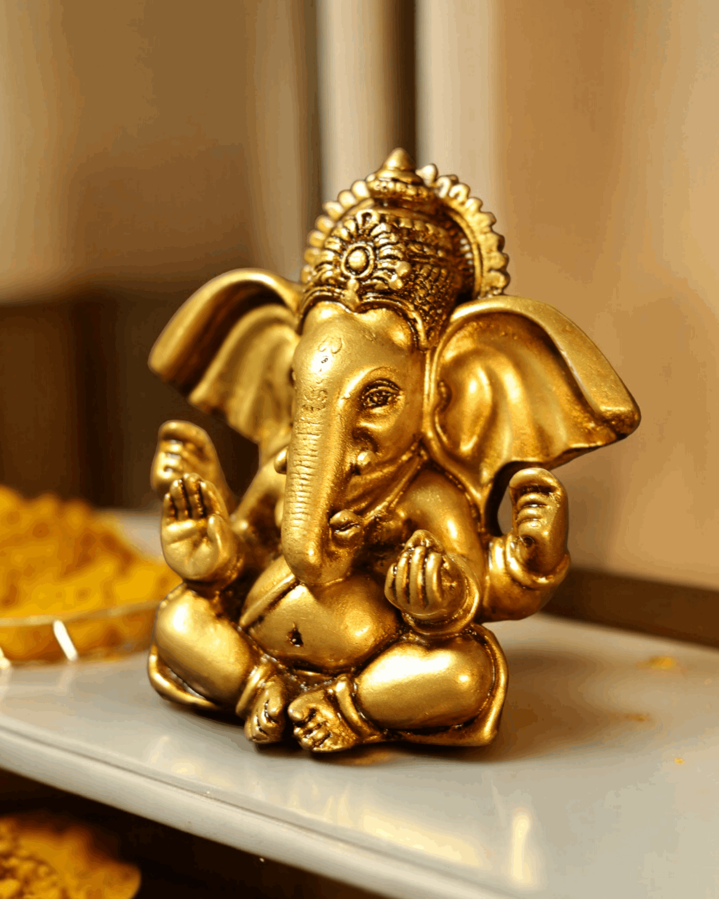Ganesh ji  Murti Office Decor - Spiritual Hindu Decor.