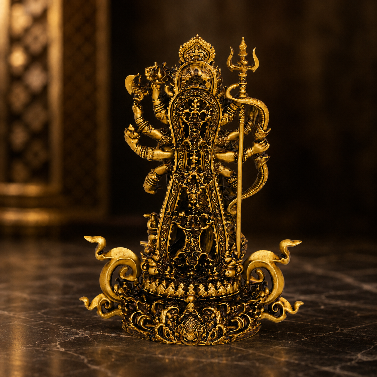 Ganesh Ji Nritya – Dance of Joy and Wisdom-Car dashboard - Fabzie - Home Decor Elegance
