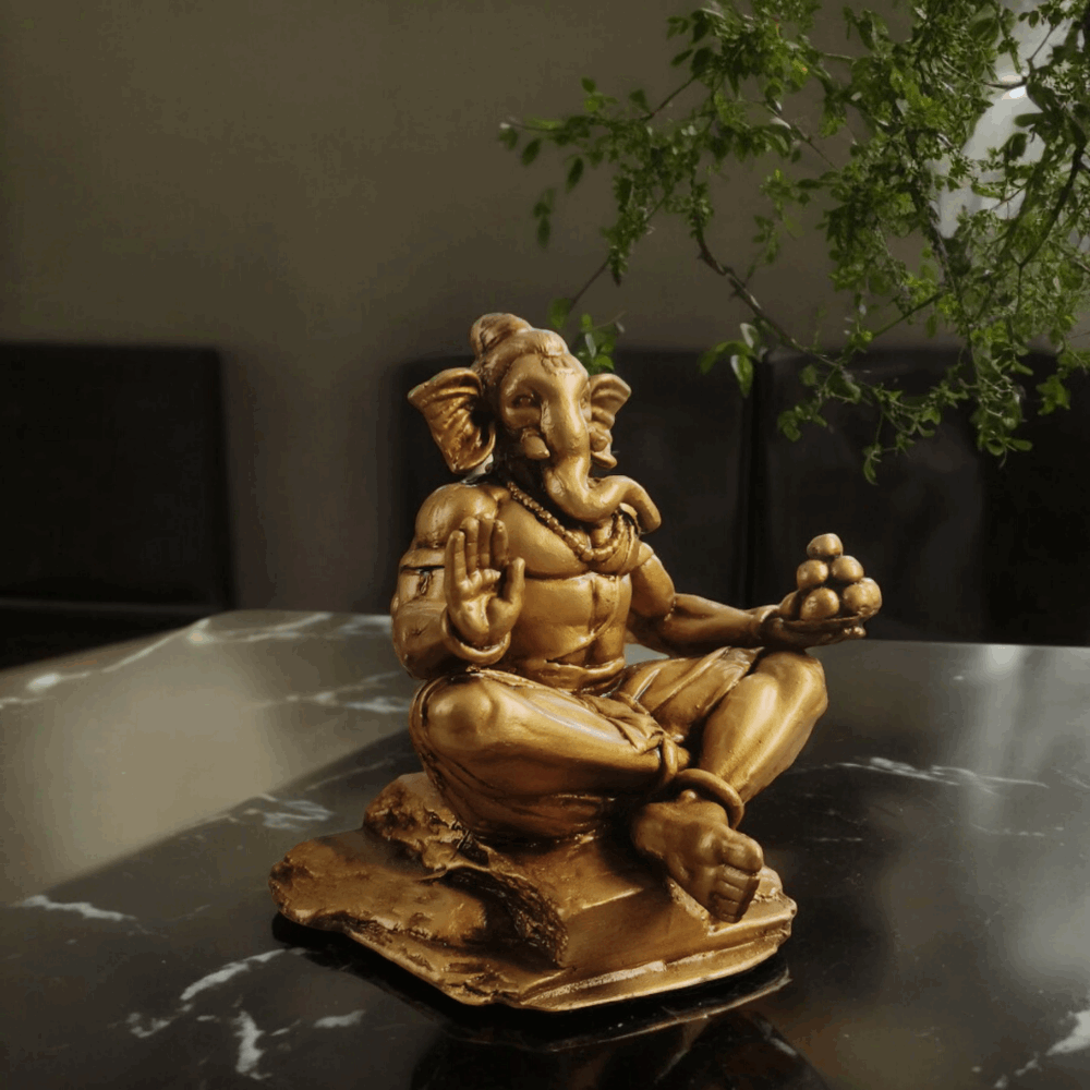Ganesh Ji Murti Unique Design.