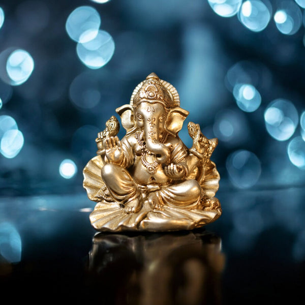 Ganesh ji Murti 3 inch (Ganpati Bappa)- Car dashboard
