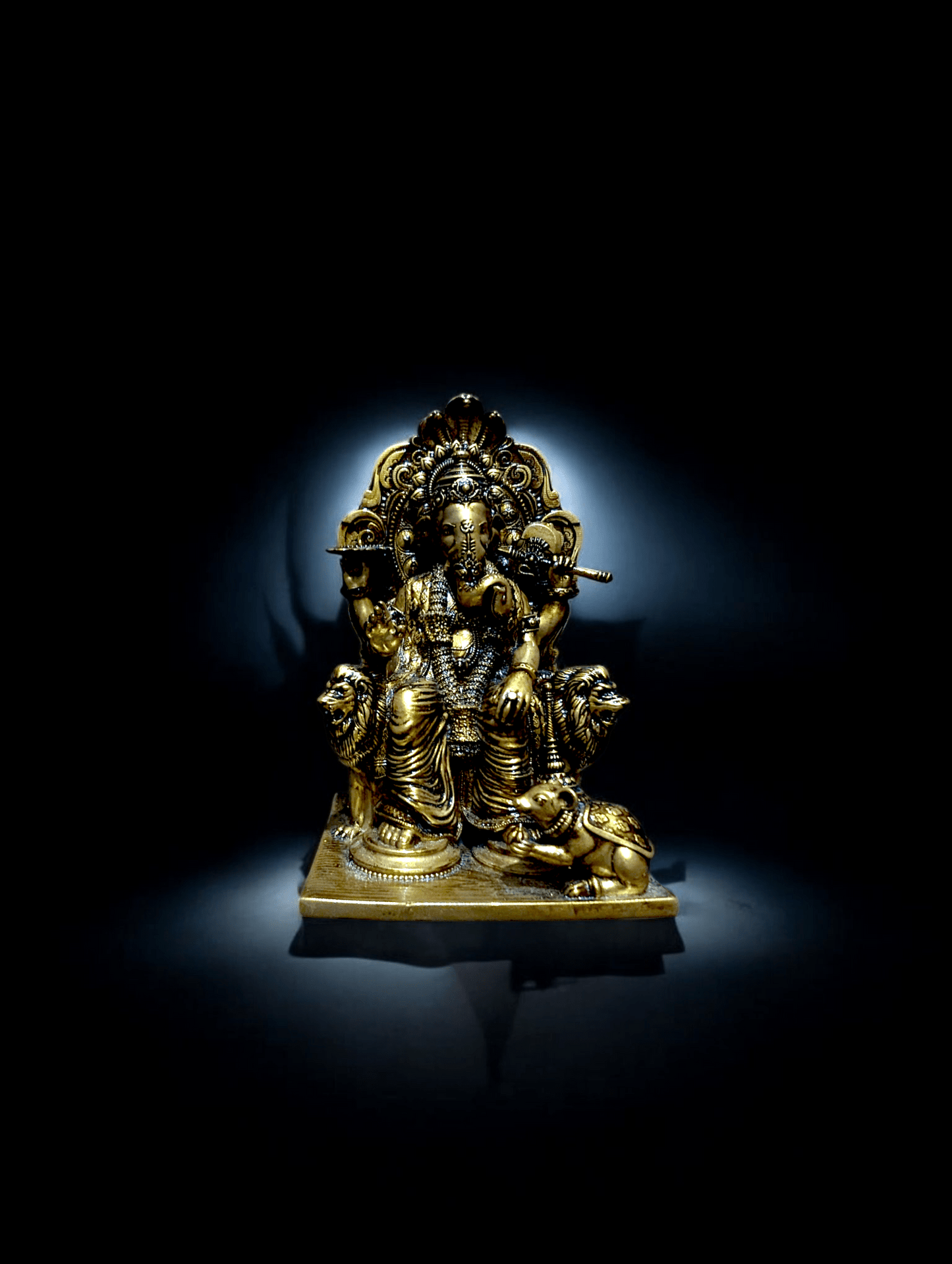 Ganesh Ji Idol – Vighnaharta on the Move (Premium Car dashboard) - Fabzie - Home Decor Elegance