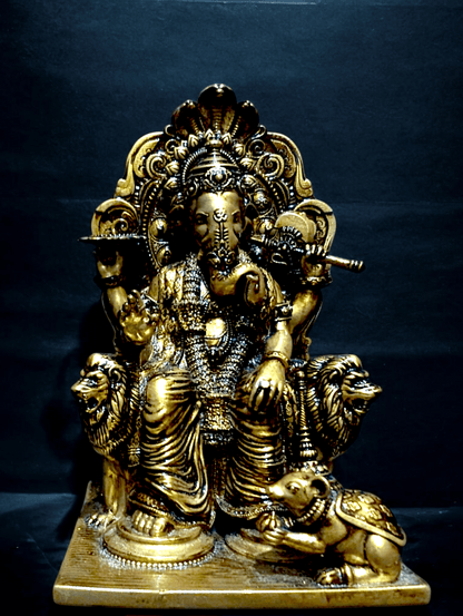 Ganesh Ji Idol – Vighnaharta on the Move (Premium Car dashboard) - Fabzie - Home Decor Elegance