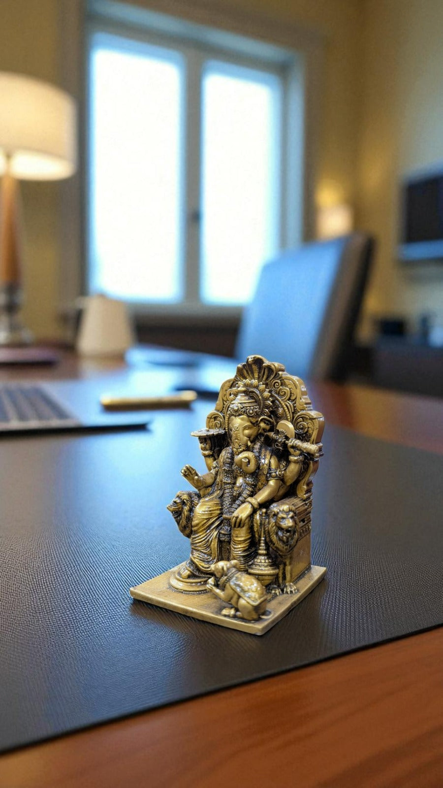 Ganesha Idol for Workspaces – Vighnaharta Blessing for Focus and Growth - Fabzie - Home Decor Elegance
