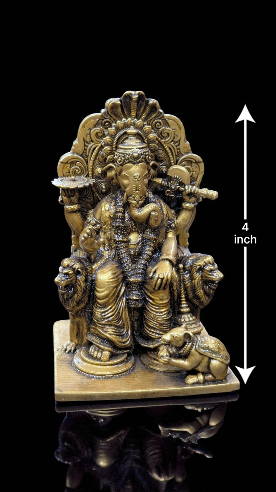 Ganesha Idol for Workspaces – Vighnaharta Blessing for Focus and Growth - Fabzie - Home Decor Elegance