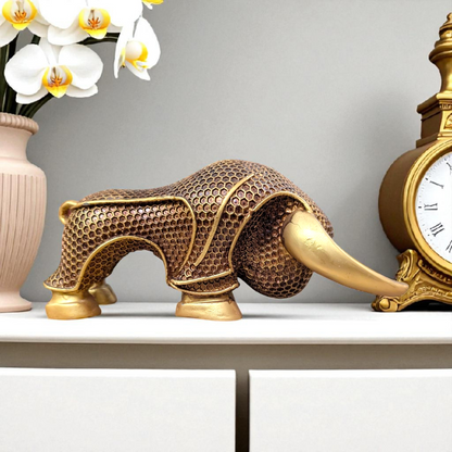Bull Geometrical Sculpture – Symbol of Strength, Prosperity, and Ambition - Fabzie - Home Decor Elegance