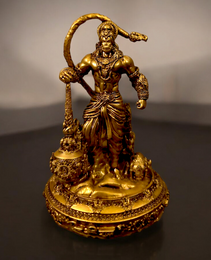 Hanuman Ji Lanka Dahan Car Dashboard Murti - Divine Protection & Energy