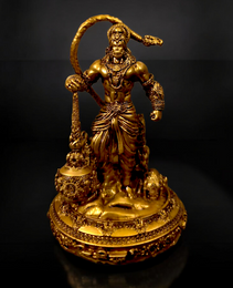 Hanuman Ji Lanka Dahan Car Dashboard Murti - Divine Protection & Energy