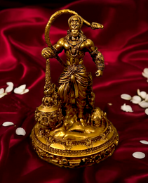 Hanuman Ji Lanka Dahan Car Dashboard Murti - Divine Protection & Energy